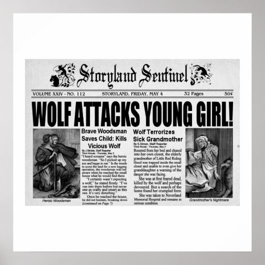 Red Riding Hood Poster (Voorkant)