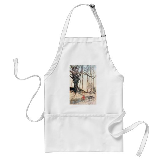 Red Riding Hood Standaard Schort (Voorkant)