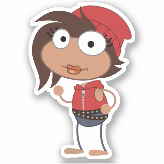 Red Riding Hood Sticker (Voorkant)