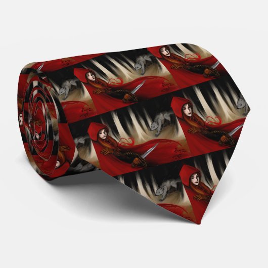Red Riding Hood Stropdas (Opgerold)