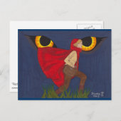 "Red Riding Hood" van Daedelys Briefkaart (Voorkant / Achterkant)