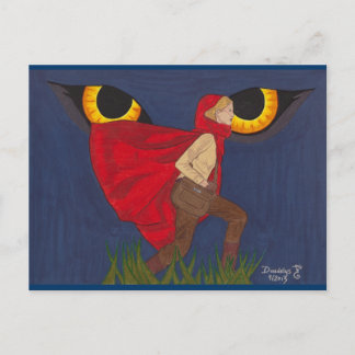 "Red Riding Hood" van Daedelys Briefkaart