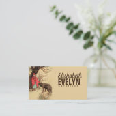 Red Riding Hood Visitekaartje (Staand voorkant)