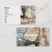 Red Riding Hood Visitekaartje (Voorkant / Achterkant)