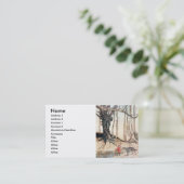 Red Riding Hood Visitekaartje (Staand voorkant)