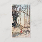 Red Riding Hood Visitekaartje (Achterkant)