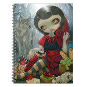 "Red Riding Hood's Picnic"-laptop Notitieboek (Voorkant)