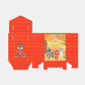 Red RidingHood Girl Verjaardagsfeestje Bedankdoosjes (Uitgevouwen)