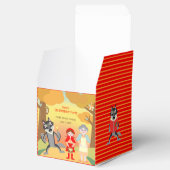 Red RidingHood Girl Verjaardagsfeestje Bedankdoosjes (Geopend)