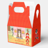 Red RidingHood Girl Verjaardagsfeestje Bedankdoosjes (Geopend)