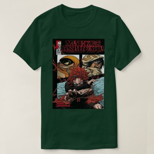 Red Riot Kirishima Eijirou 8 T-shirt (Design voorkant)