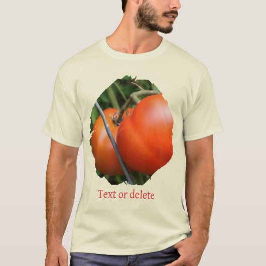Red Ripe Tomatoes Gardeners Nature T-shirt (Voorkant)