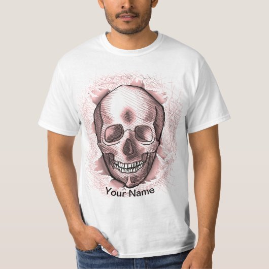 Red Ripper Skull T-shirt (Voorkant)