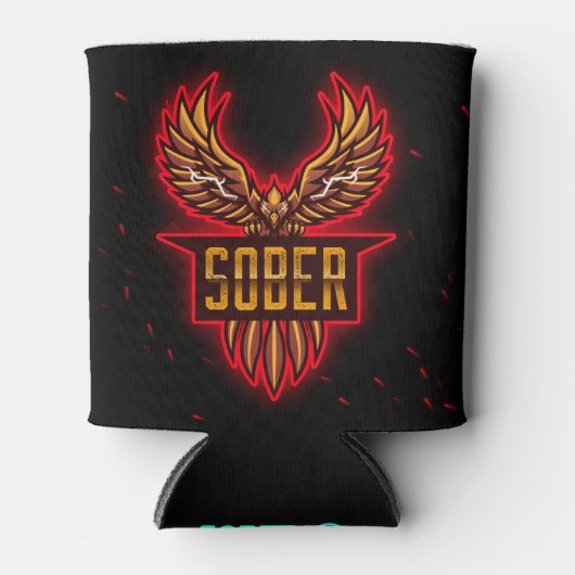 Red Rising Sober Phoenix Blikjeskoeler (Voorkant)