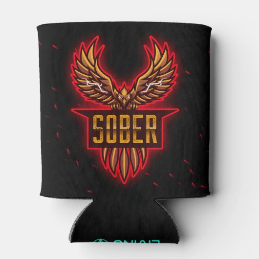 Red Rising Sober Phoenix Blikjeskoeler (Achterkant)