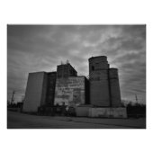 "Red River Flour Mill" Foto Afdruk (Voorkant)