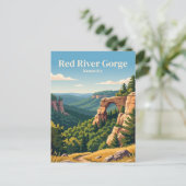 Red River Gorge geologisch gebied VS Briefkaart (Staand voorkant)