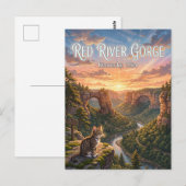 Red River Gorge Geologisch Gebied VS Briefkaart (Voorkant / Achterkant)