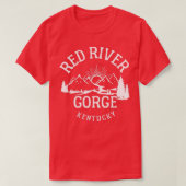Red River Gorge Hike Kentucky Parks Hiking T-shirt (Design voorkant)