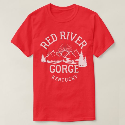Red River Gorge Hike Kentucky Parks Hiking T-shirt (Design voorkant)