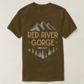 Red River Gorge Kentucky KY  Mountain T-shirt (Design voorkant)