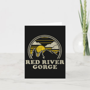 Red River Gorge Kentucky Ky T Shirt  wandelen Kaart