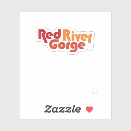 Red River Gorge Kentucky Rrg Hiking Sticker (Vel)