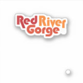 Red River Gorge Kentucky Rrg Hiking Sticker (Voorkant)