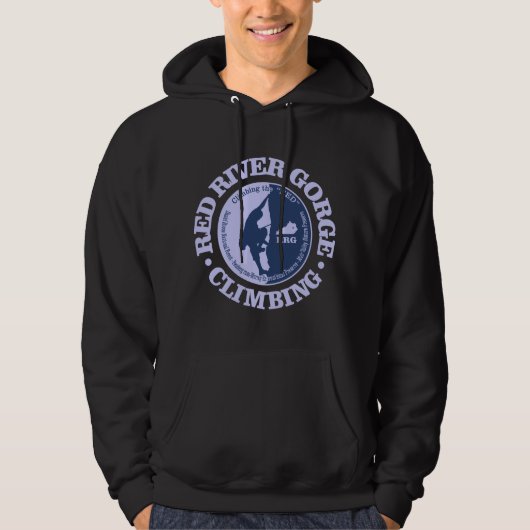 Red River Gorge (klimmen) Hoodie (Voorkant)