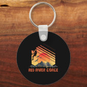 Red River Gorge - Klimmen Rock Klimmen Rode Rivier Sleutelhanger (Voorkant)