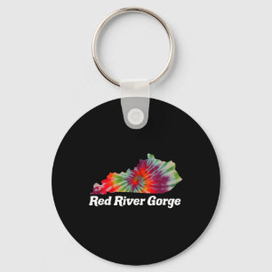 Red River Gorge Klimmen Rrg Kentucky Tie Dye Sleutelhanger