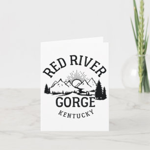 Red River Gorge Wandeltocht Kentucky Parken Wandel Kaart