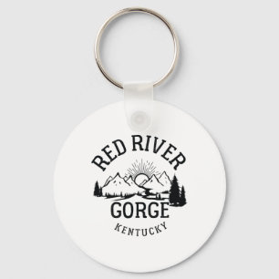 Red River Gorge Wandeltocht Kentucky Parken Wandel Sleutelhanger