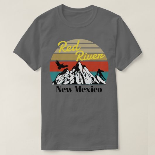 Red River ski New Mexico T-shirt (Design voorkant)