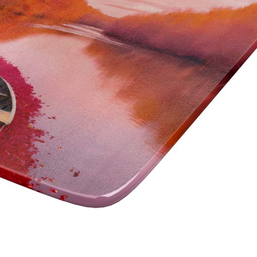 Red River Sunrise Snijplank (Hoek)