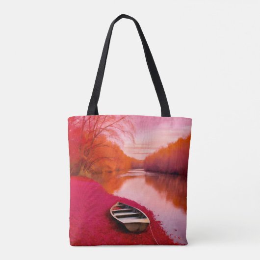 Red River Sunrise Tote Bag (Achterkant)