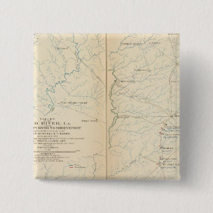 Red River Valley, La Vierkante Button 5,1 Cm