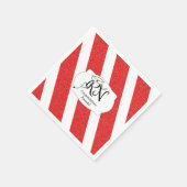 RED RN afstudeerfeest decor, verpleegster servet (Hoek)