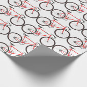 Red Road Bike Cadeaupapier (Hoek)