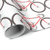 Red Road Bike Cadeaupapier (Rol Hoek)