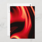 Red Road - Modern Abstract Briefkaart (Voorkant / Achterkant)