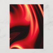 Red Road - Modern Abstract Briefkaart (Voorkant)