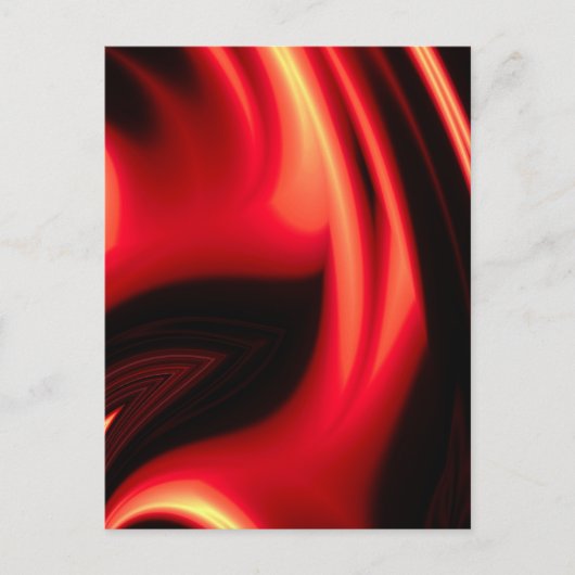 Red Road - Modern Abstract Briefkaart (Voorkant)