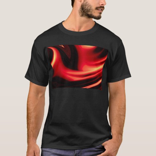 Red Road - Modern Abstract T-shirt (Voorkant)