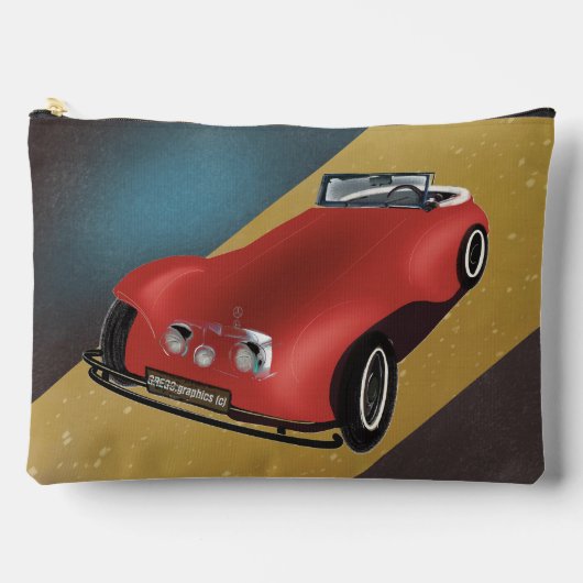 Red Roadster Large Pouch Etui (Voorkant)