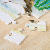 Red Robin Bird Illustration Legpuzzel (Zijkant)