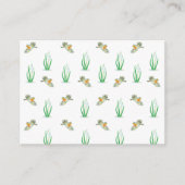 Red Robin Birds en Snowdrops Spring Pattern Informatiekaartje (Voorkant)