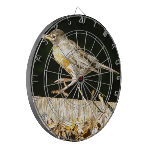 Red Robin Bobbin Dartbord (Voorkant Links)