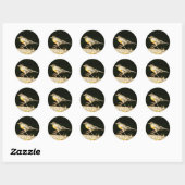 Red Robin Bobbin Ronde Sticker (Vel)