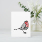 Red Robin Briefkaart (Staand voorkant)